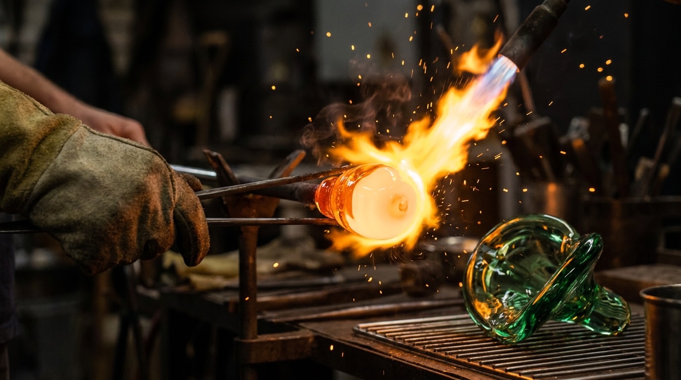 Live Glass-Art Studio at Cottonmouth Dispensary in Runnemede, New Jersey